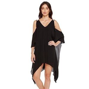 New! Adelyn Rae Women's Fiona Woven Cold Shoulder Shift Dress